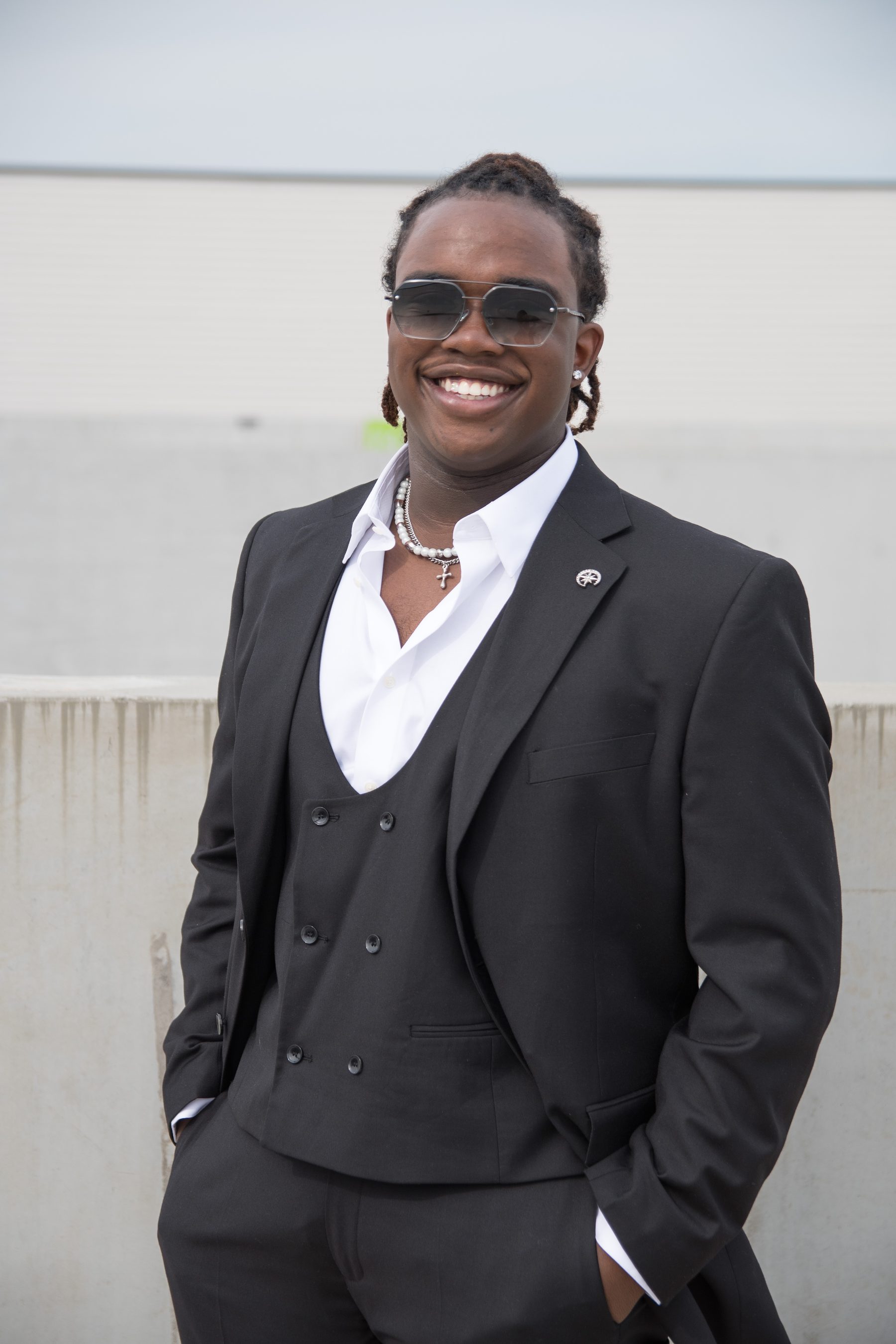 Formal senior portrait