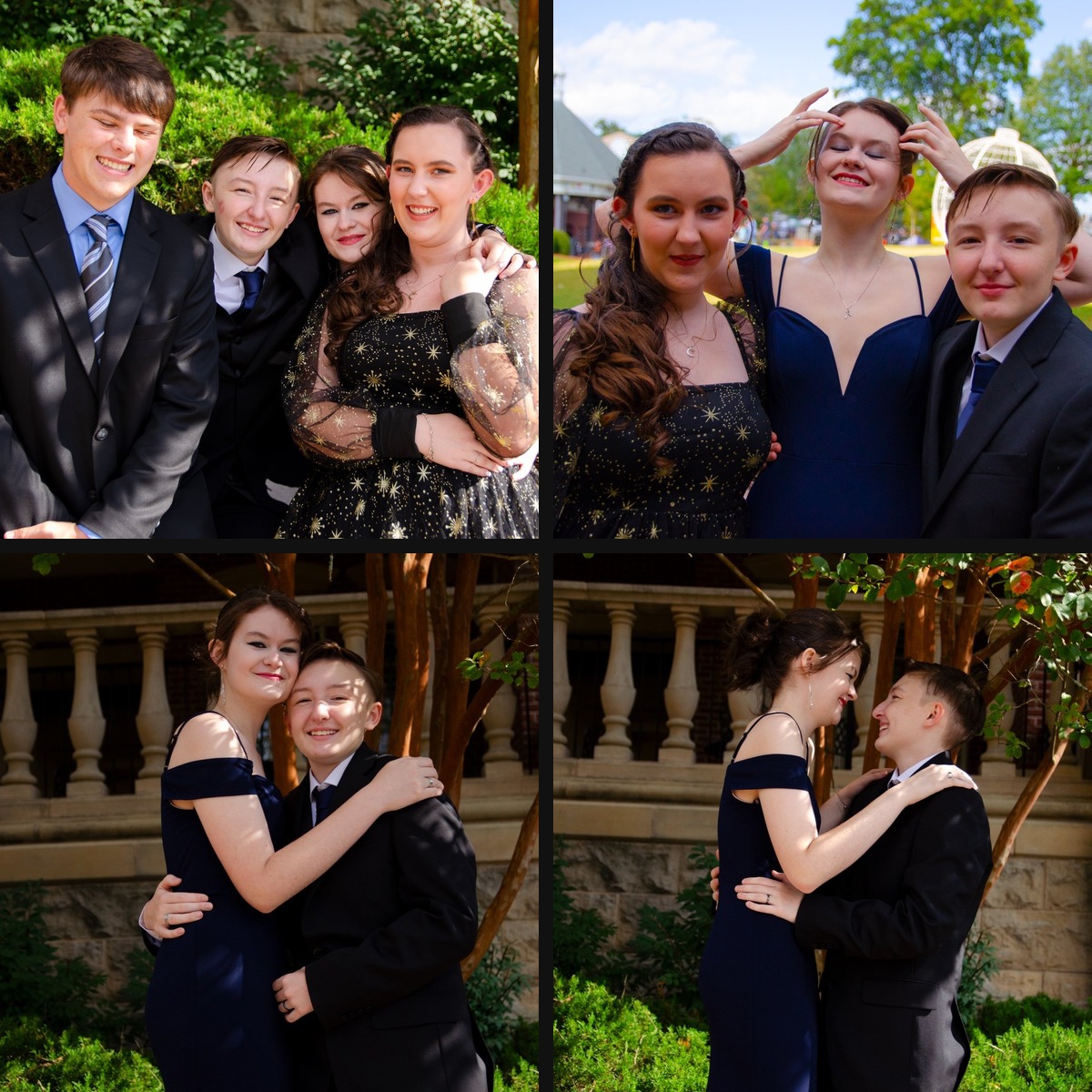 Formal Couples & Friends collage