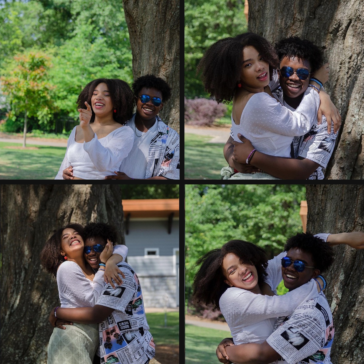 Outdoor Couples Session collage
