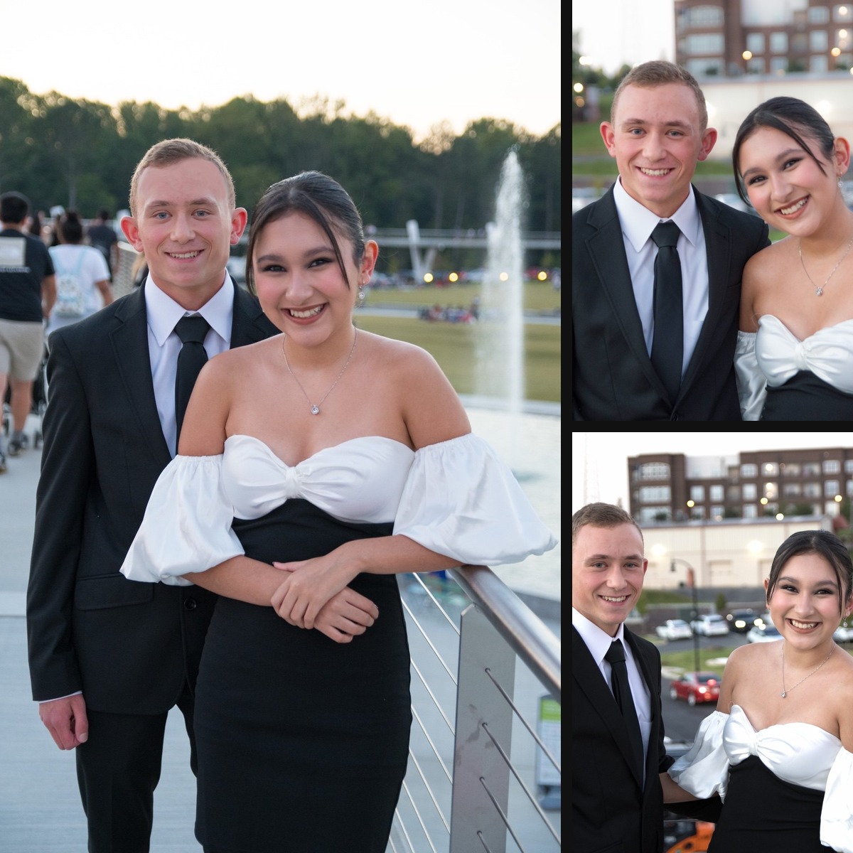 Evening Formal Couple Portraits collage
